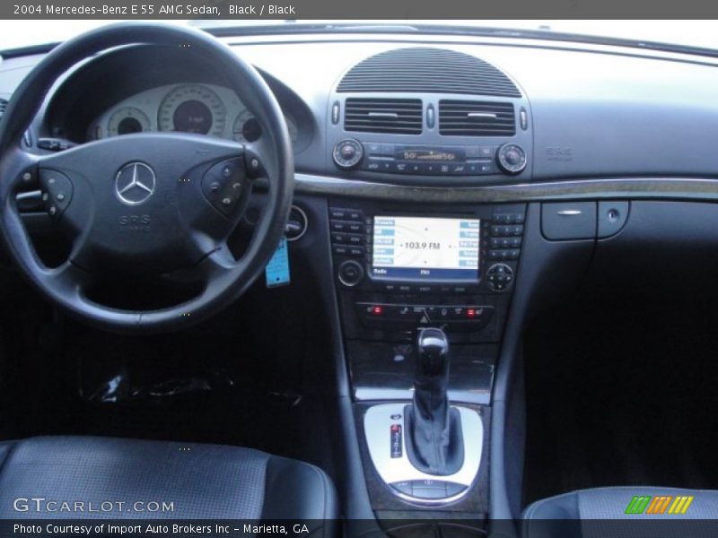 Black / Black 2004 Mercedes-Benz E 55 AMG Sedan