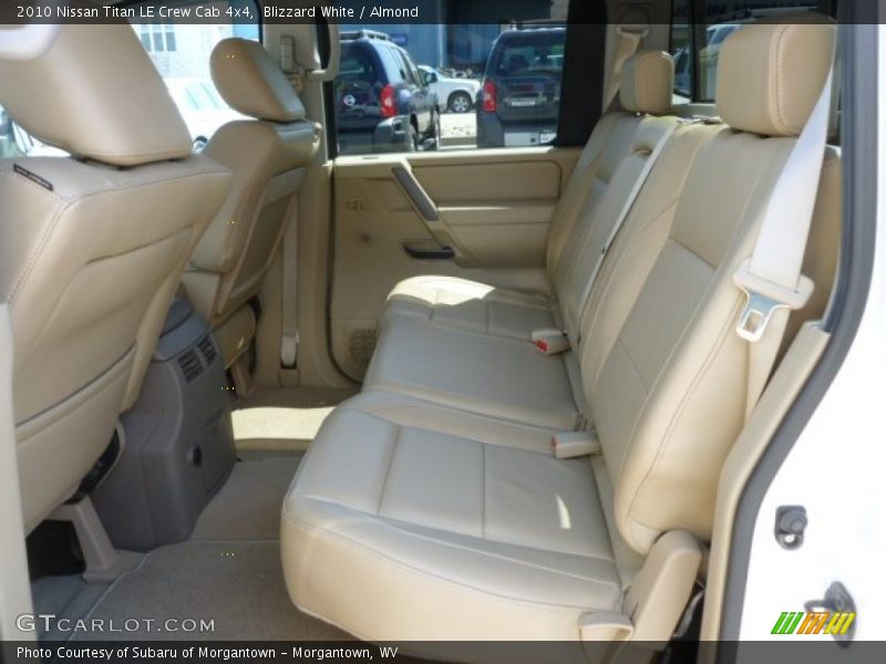 Blizzard White / Almond 2010 Nissan Titan LE Crew Cab 4x4