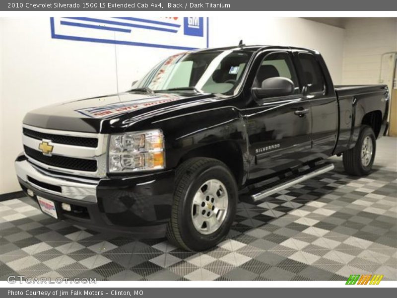 Black / Dark Titanium 2010 Chevrolet Silverado 1500 LS Extended Cab 4x4