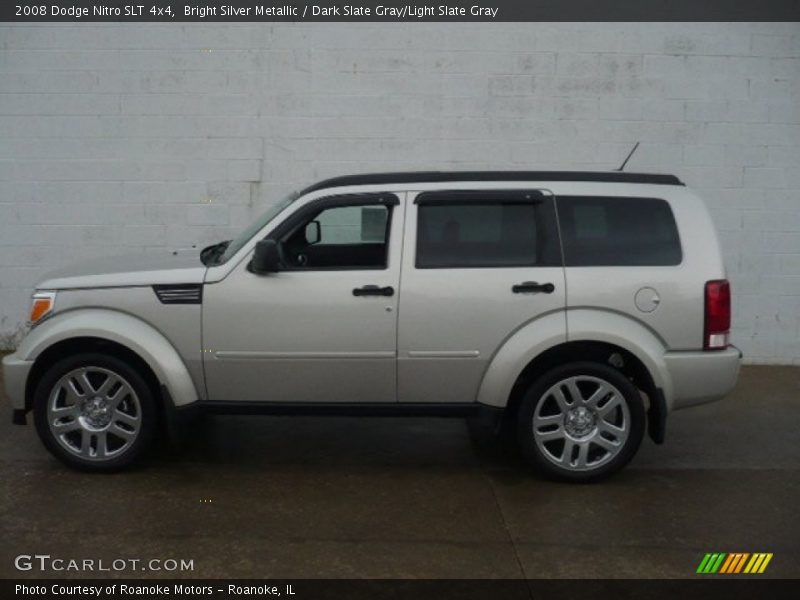 Bright Silver Metallic / Dark Slate Gray/Light Slate Gray 2008 Dodge Nitro SLT 4x4