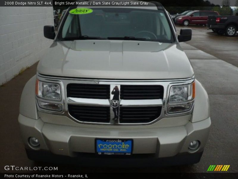 Bright Silver Metallic / Dark Slate Gray/Light Slate Gray 2008 Dodge Nitro SLT 4x4