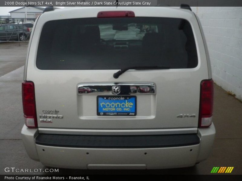 Bright Silver Metallic / Dark Slate Gray/Light Slate Gray 2008 Dodge Nitro SLT 4x4