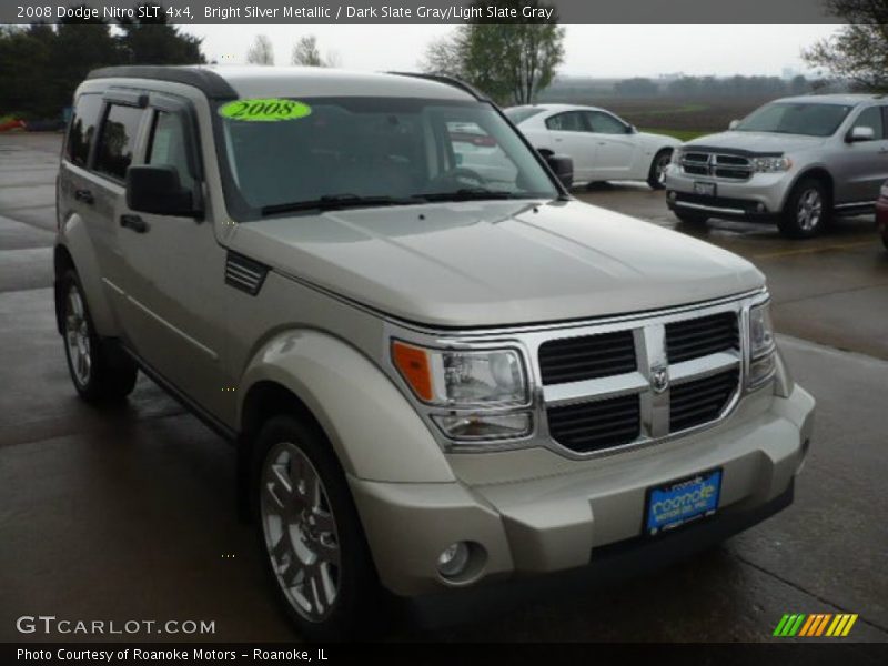 Bright Silver Metallic / Dark Slate Gray/Light Slate Gray 2008 Dodge Nitro SLT 4x4