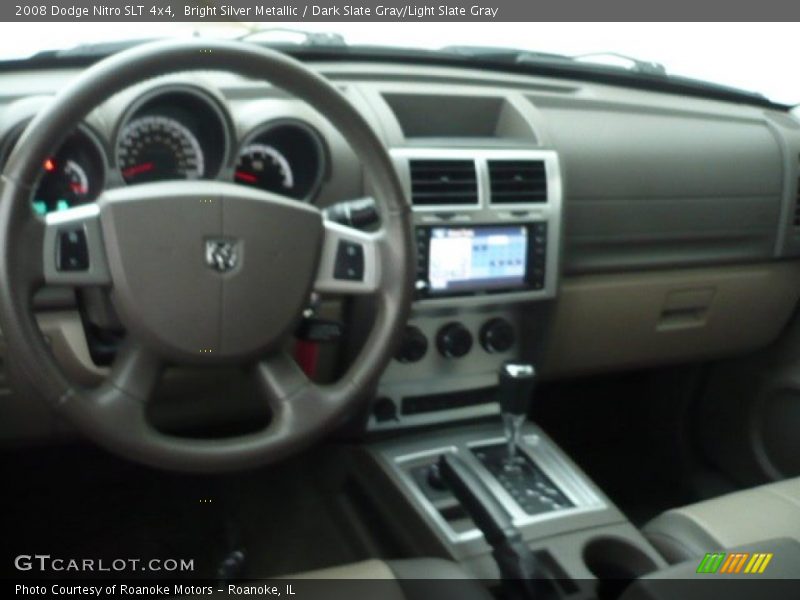 Bright Silver Metallic / Dark Slate Gray/Light Slate Gray 2008 Dodge Nitro SLT 4x4