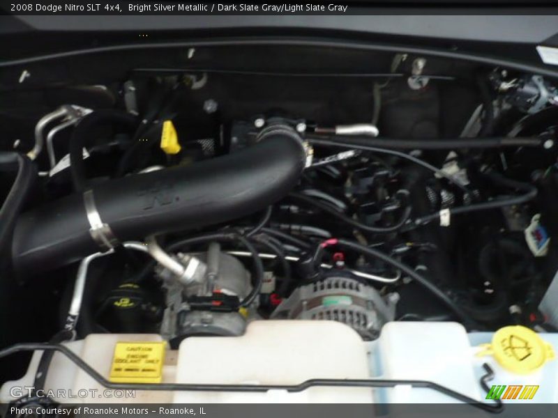 Bright Silver Metallic / Dark Slate Gray/Light Slate Gray 2008 Dodge Nitro SLT 4x4