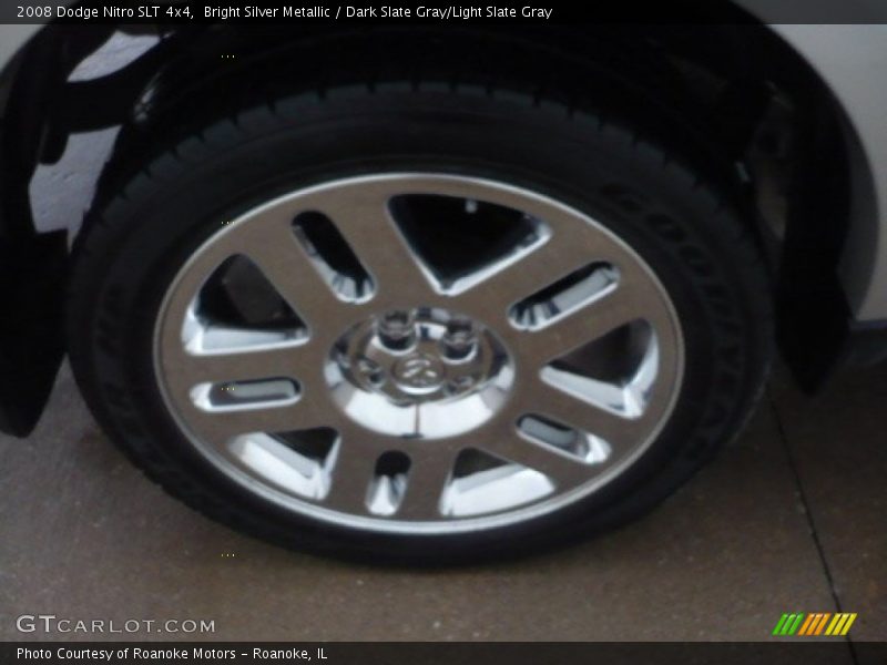 Bright Silver Metallic / Dark Slate Gray/Light Slate Gray 2008 Dodge Nitro SLT 4x4