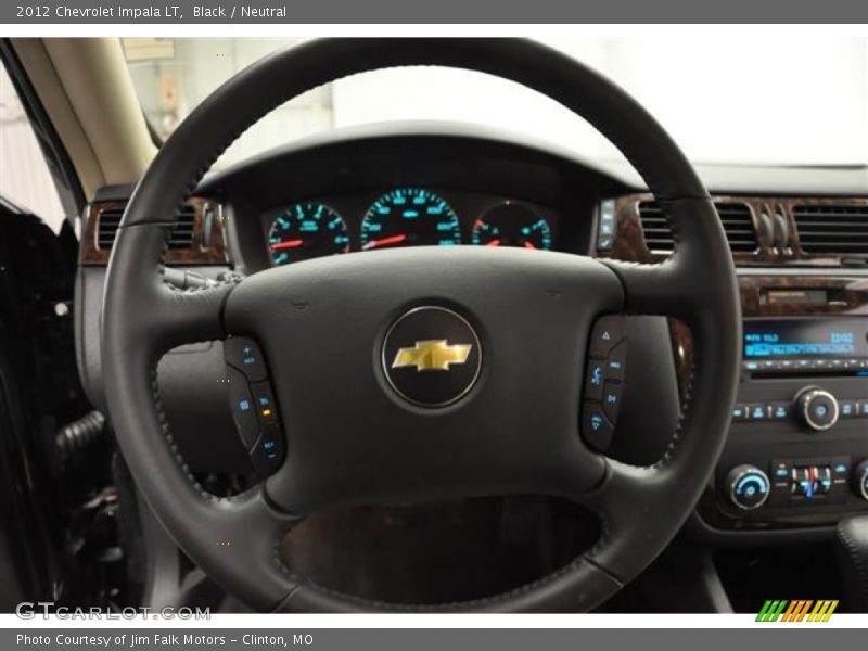 Black / Neutral 2012 Chevrolet Impala LT