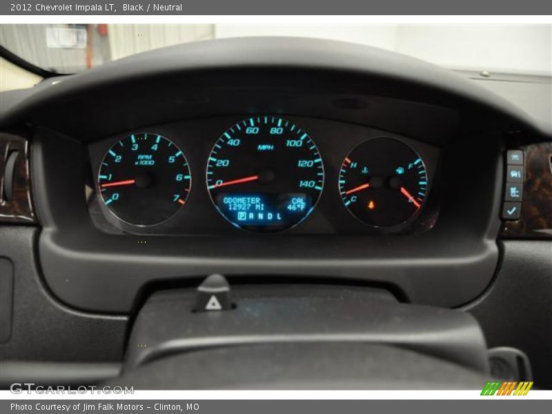 Black / Neutral 2012 Chevrolet Impala LT