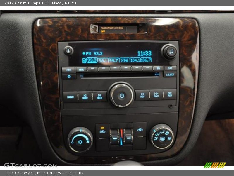 Black / Neutral 2012 Chevrolet Impala LT