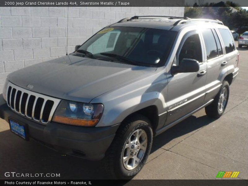 Silverstone Metallic / Taupe 2000 Jeep Grand Cherokee Laredo 4x4