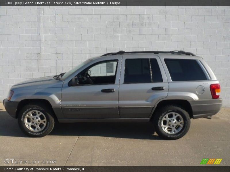 Silverstone Metallic / Taupe 2000 Jeep Grand Cherokee Laredo 4x4