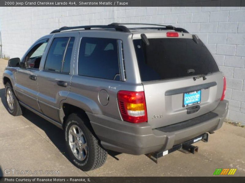 Silverstone Metallic / Taupe 2000 Jeep Grand Cherokee Laredo 4x4