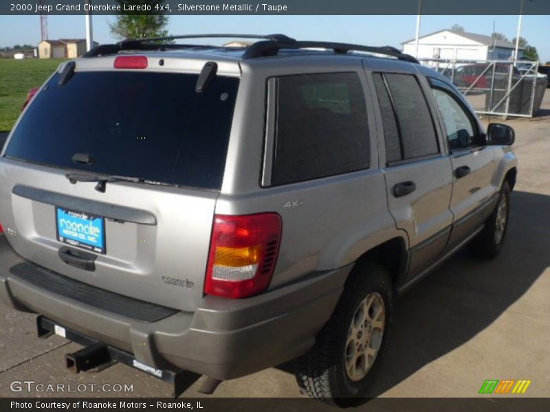 Silverstone Metallic / Taupe 2000 Jeep Grand Cherokee Laredo 4x4