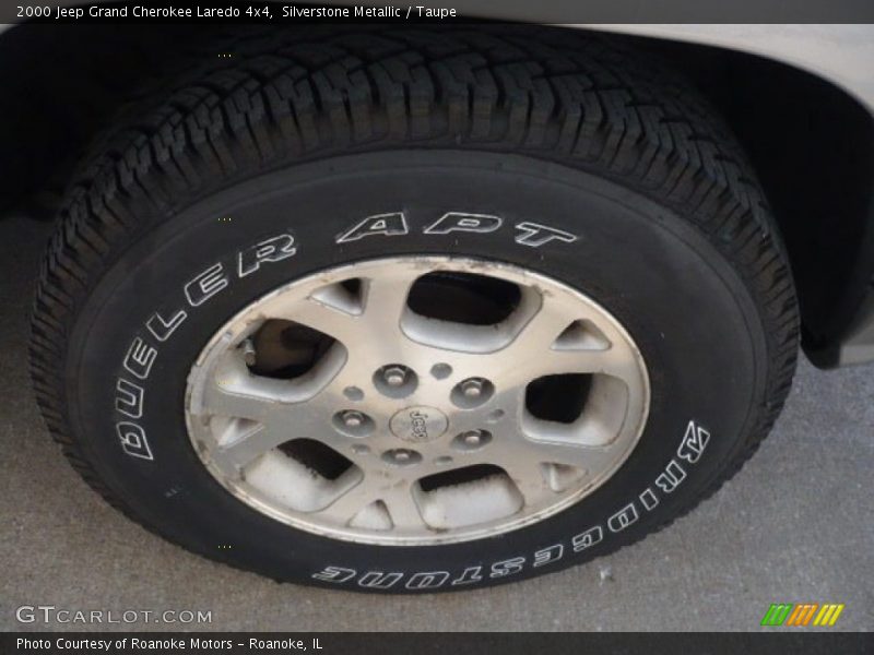 Silverstone Metallic / Taupe 2000 Jeep Grand Cherokee Laredo 4x4
