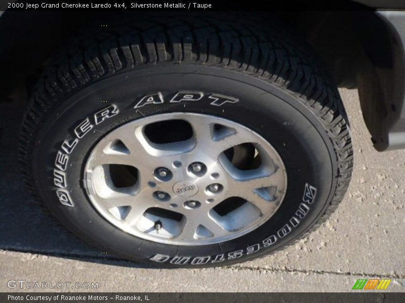Silverstone Metallic / Taupe 2000 Jeep Grand Cherokee Laredo 4x4