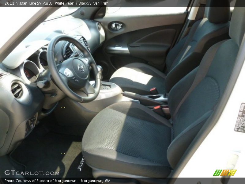 White Pearl / Black/Silver Trim 2011 Nissan Juke SV AWD