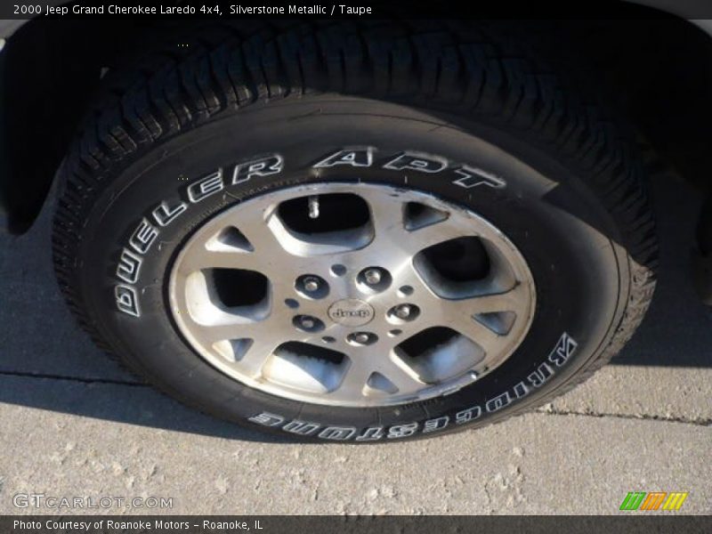 Silverstone Metallic / Taupe 2000 Jeep Grand Cherokee Laredo 4x4