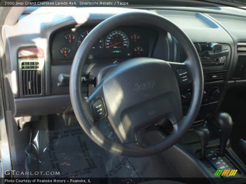 Silverstone Metallic / Taupe 2000 Jeep Grand Cherokee Laredo 4x4