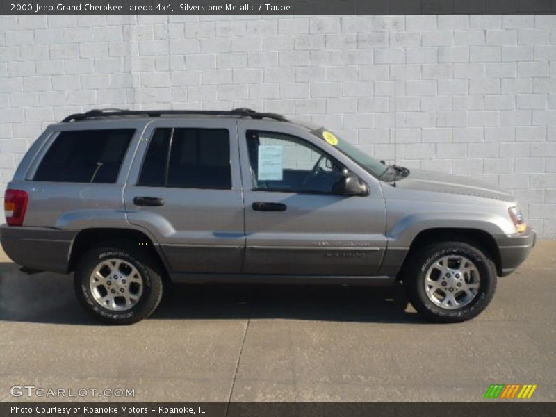 Silverstone Metallic / Taupe 2000 Jeep Grand Cherokee Laredo 4x4