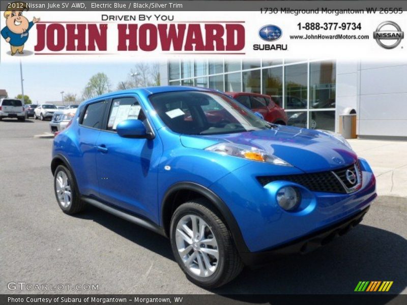 Electric Blue / Black/Silver Trim 2012 Nissan Juke SV AWD