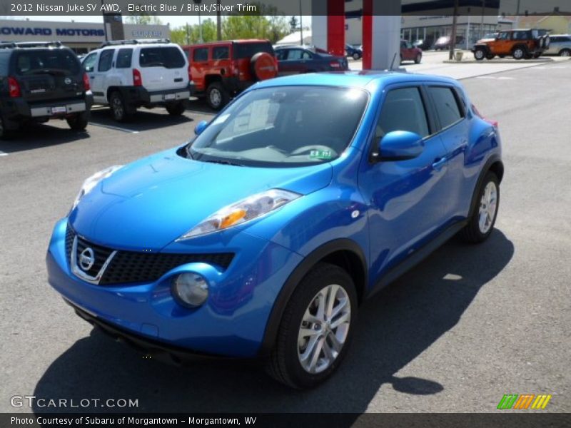 Electric Blue / Black/Silver Trim 2012 Nissan Juke SV AWD