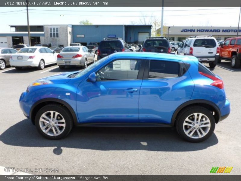 Electric Blue / Black/Silver Trim 2012 Nissan Juke SV AWD