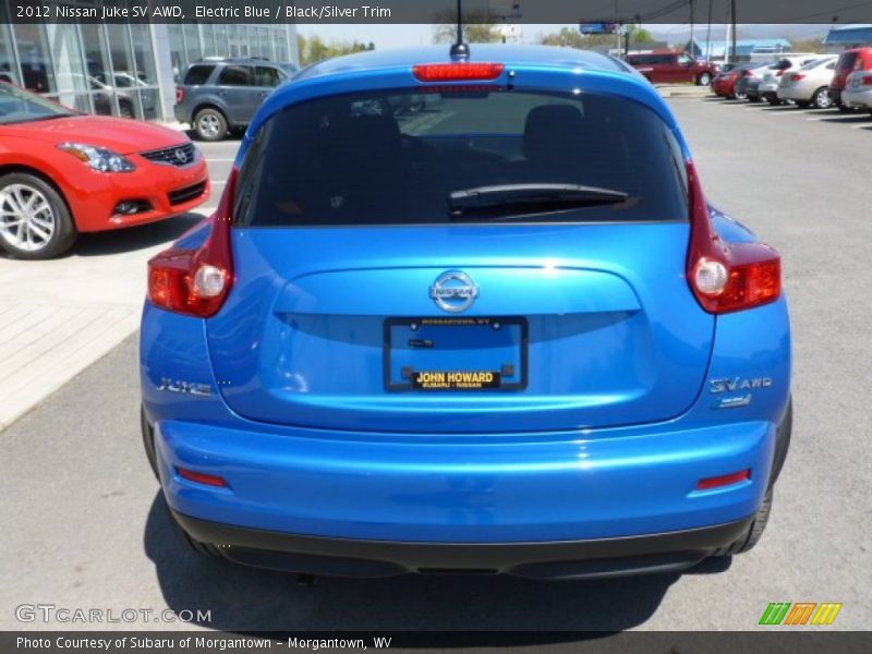 Electric Blue / Black/Silver Trim 2012 Nissan Juke SV AWD