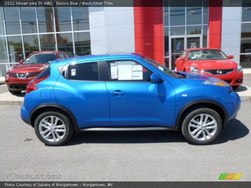 Electric Blue / Black/Silver Trim 2012 Nissan Juke SV AWD