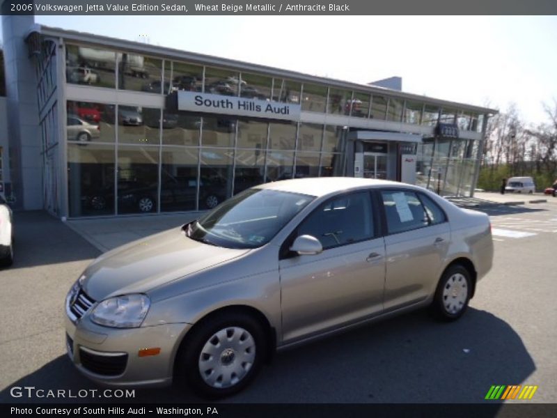 Wheat Beige Metallic / Anthracite Black 2006 Volkswagen Jetta Value Edition Sedan