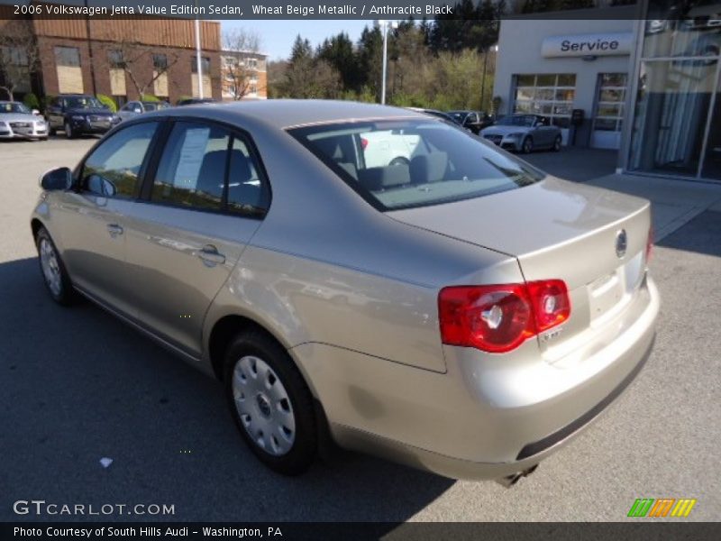 Wheat Beige Metallic / Anthracite Black 2006 Volkswagen Jetta Value Edition Sedan