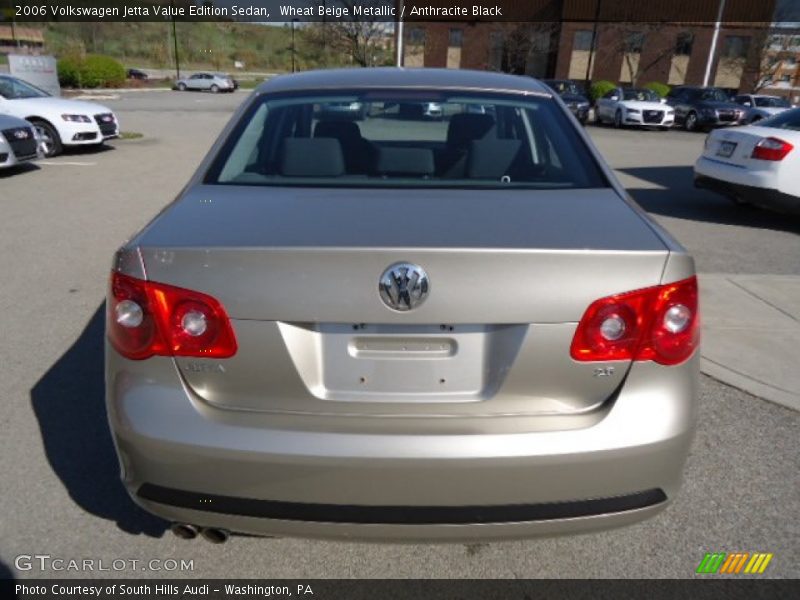 Wheat Beige Metallic / Anthracite Black 2006 Volkswagen Jetta Value Edition Sedan