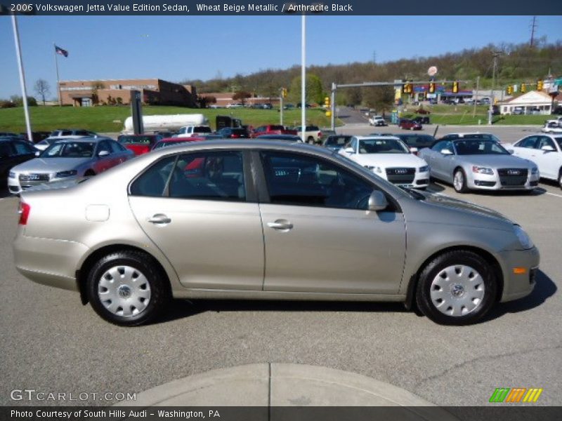Wheat Beige Metallic / Anthracite Black 2006 Volkswagen Jetta Value Edition Sedan