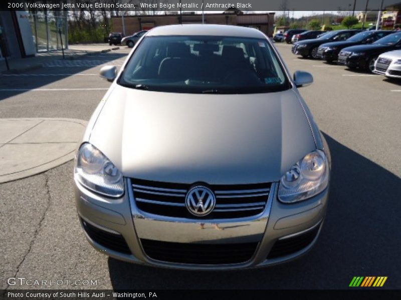 Wheat Beige Metallic / Anthracite Black 2006 Volkswagen Jetta Value Edition Sedan