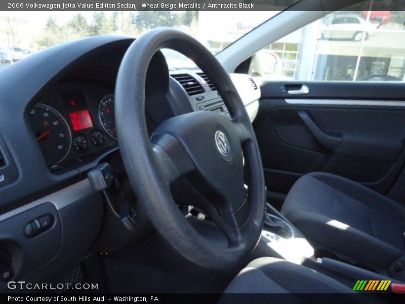 Wheat Beige Metallic / Anthracite Black 2006 Volkswagen Jetta Value Edition Sedan