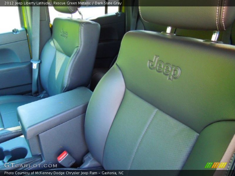 Rescue Green Metallic / Dark Slate Gray 2012 Jeep Liberty Latitude