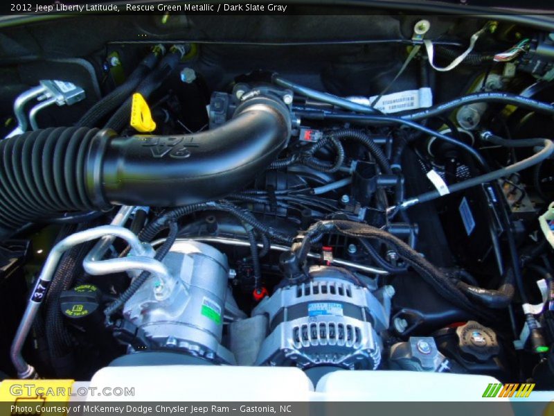 Rescue Green Metallic / Dark Slate Gray 2012 Jeep Liberty Latitude