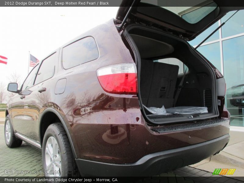 Deep Molten Red Pearl / Black 2012 Dodge Durango SXT