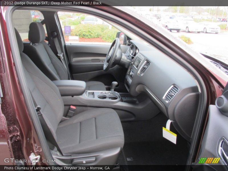 Deep Molten Red Pearl / Black 2012 Dodge Durango SXT