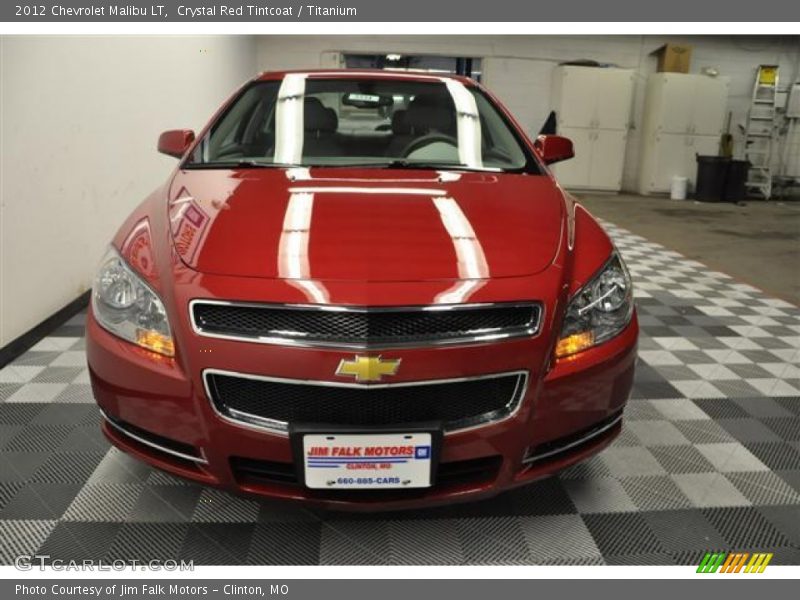 Crystal Red Tintcoat / Titanium 2012 Chevrolet Malibu LT