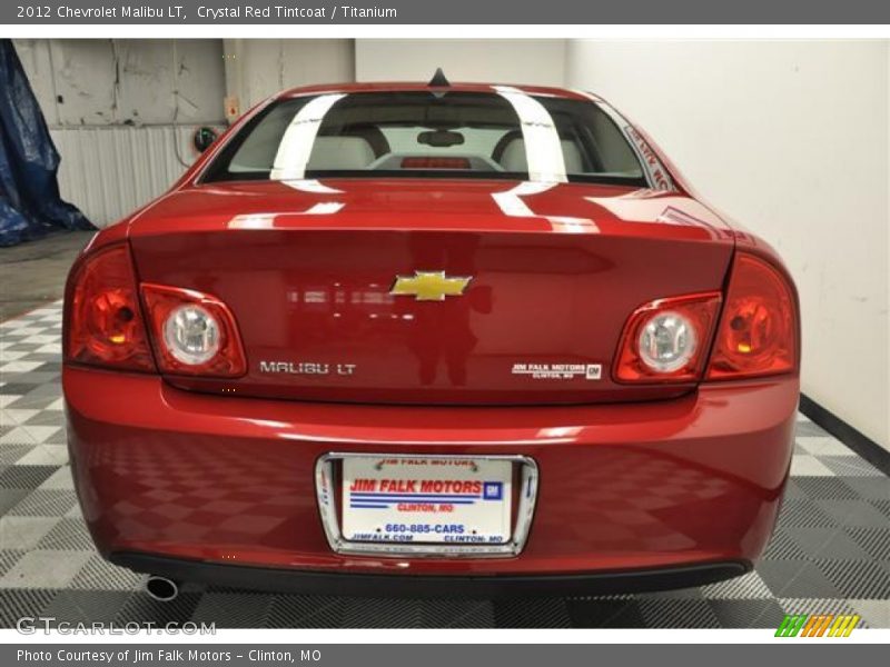 Crystal Red Tintcoat / Titanium 2012 Chevrolet Malibu LT