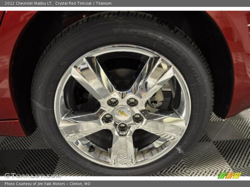 Crystal Red Tintcoat / Titanium 2012 Chevrolet Malibu LT