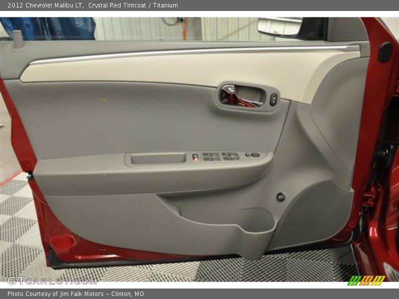 Crystal Red Tintcoat / Titanium 2012 Chevrolet Malibu LT