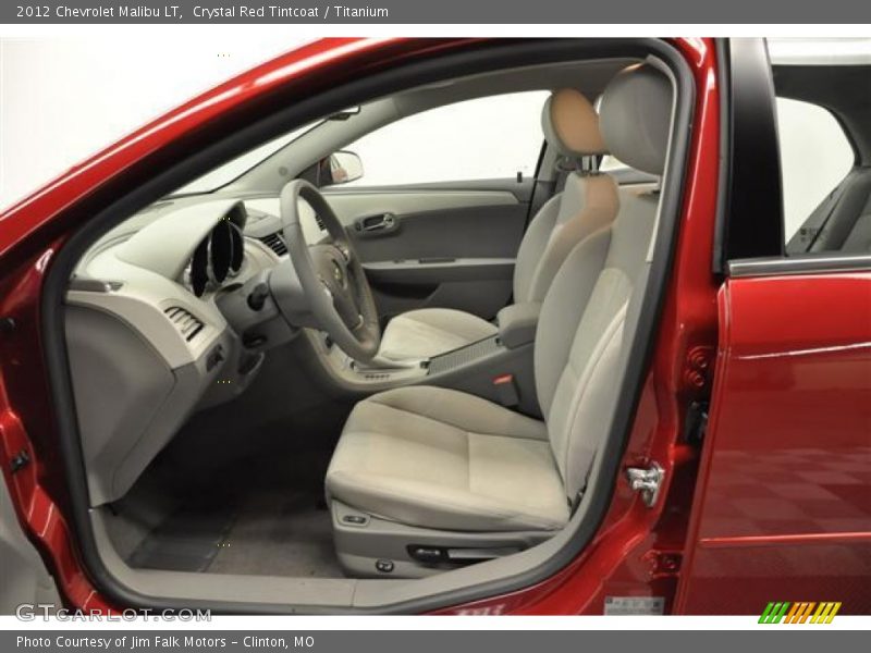 Crystal Red Tintcoat / Titanium 2012 Chevrolet Malibu LT