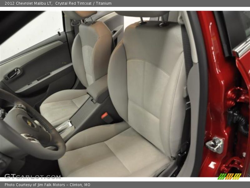 Crystal Red Tintcoat / Titanium 2012 Chevrolet Malibu LT