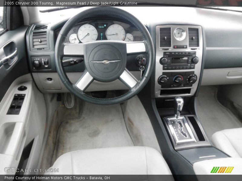 Magnesium Pearl / Deep Jade/Light Graystone 2005 Chrysler 300 Touring