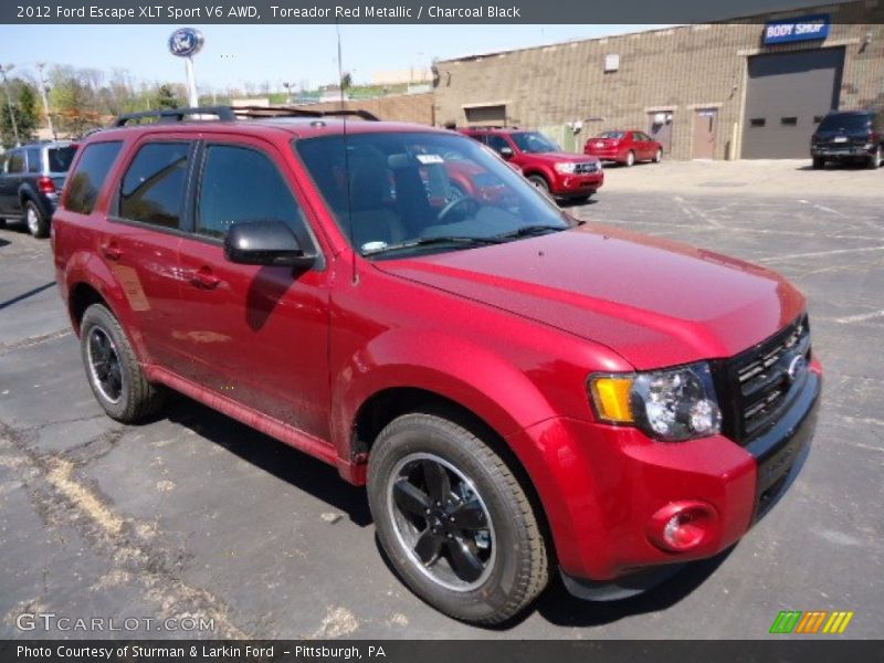 Toreador Red Metallic / Charcoal Black 2012 Ford Escape XLT Sport V6 AWD