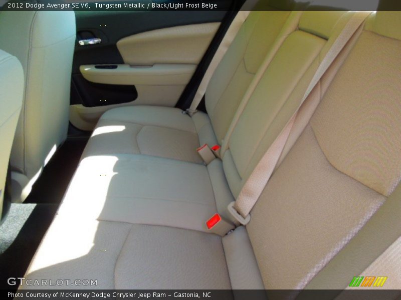 Tungsten Metallic / Black/Light Frost Beige 2012 Dodge Avenger SE V6