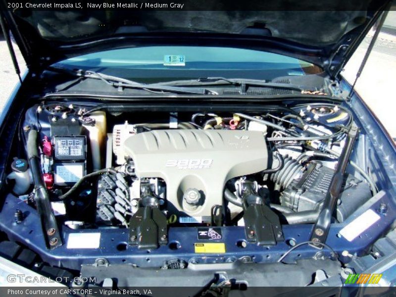 Navy Blue Metallic / Medium Gray 2001 Chevrolet Impala LS