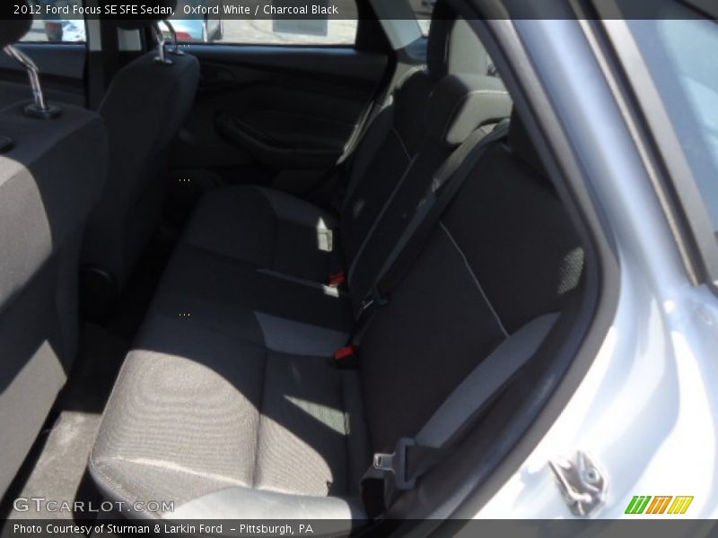 Oxford White / Charcoal Black 2012 Ford Focus SE SFE Sedan