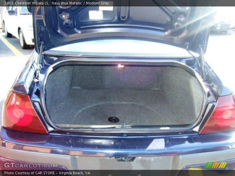 Navy Blue Metallic / Medium Gray 2001 Chevrolet Impala LS